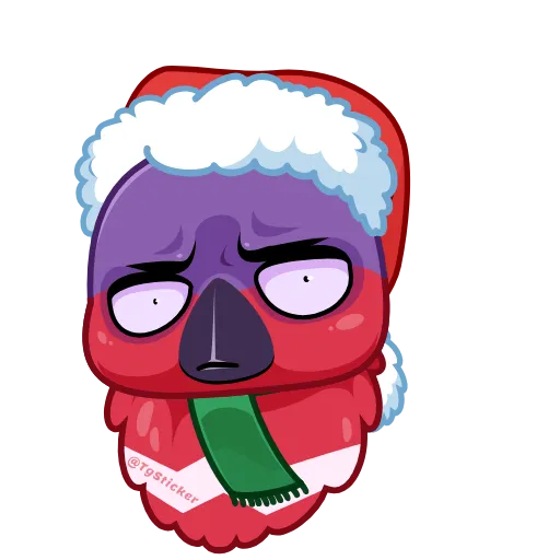 Стикер 12 New Year Stickers