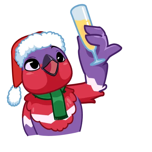 Стикер 9 New Year Stickers