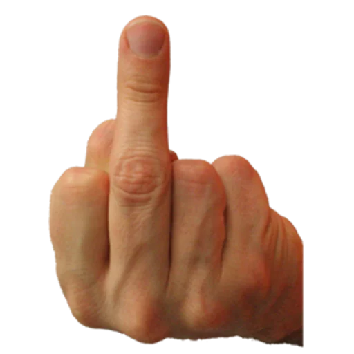 😡 Стикер «FU» для Telegram