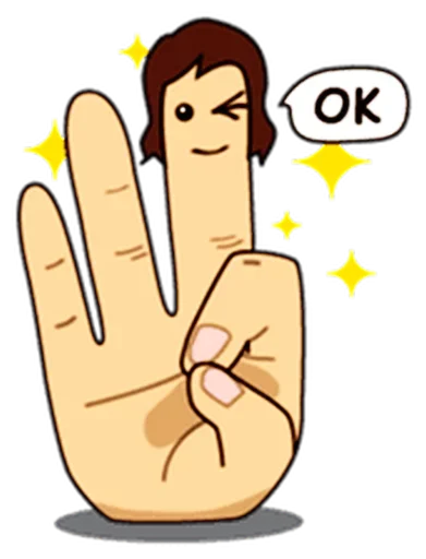 👌 Стикер «Fingers» для Telegram