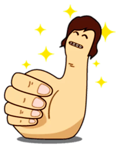 👍 Стикер «Fingers» для Telegram