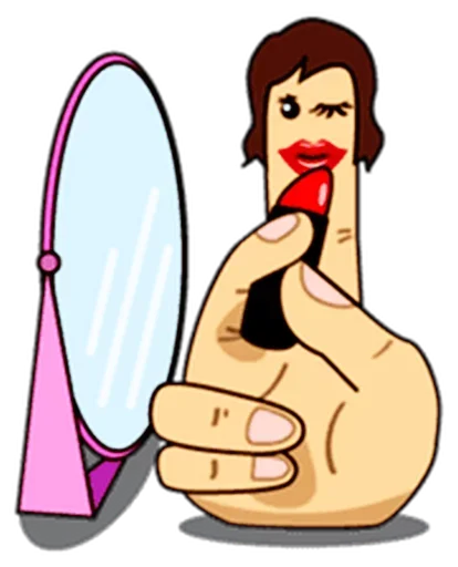 ☝️ Стикер «Fingers» для Telegram