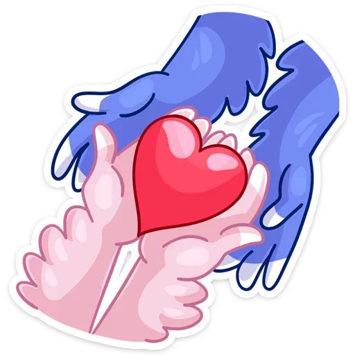 ❤️ Стикер «Фин и Фенечка» для Telegram