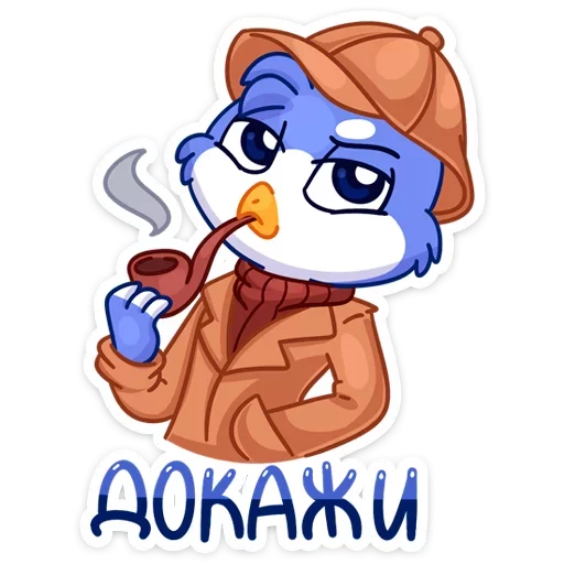 🔍 Стикер «Фин и Фенечка» для Telegram