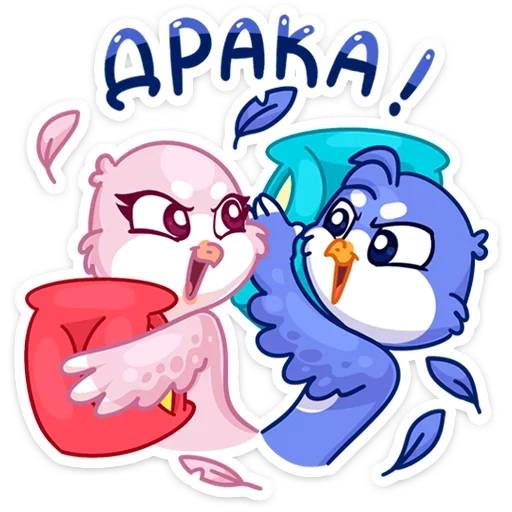 😈 Стикер «Фин и Фенечка» для Telegram