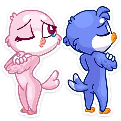 😥 Стикер «Фин и Фенечка» для Telegram