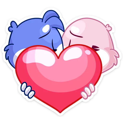 ❤️ Стикер «Фин и Фенечка. История создания стикеров» для Telegram