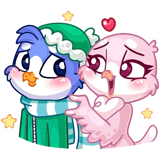 😘 Эмодзи «Фин и Фенечка» для Telegram