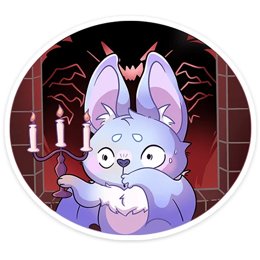 🕯 Стикер «Фин без надписей» для Telegram