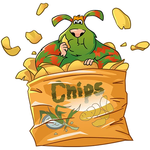 🍟 Стикер «Финник Без Текста» для Telegram