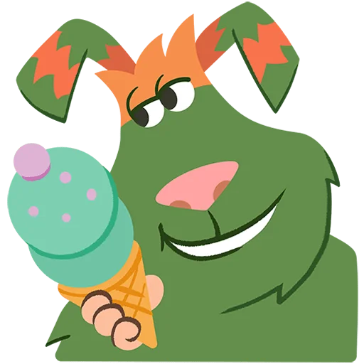 🍦 Стикер «Финник Без Текста» для Telegram