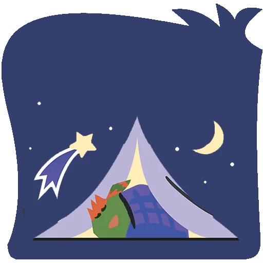 😴 Стикер «Финник Без Текста» для Telegram