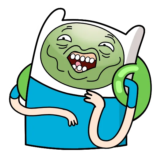 🤢 Стикер «Finn» для Telegram