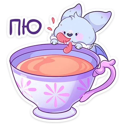 ☕️ Стикер «Фин» для Telegram