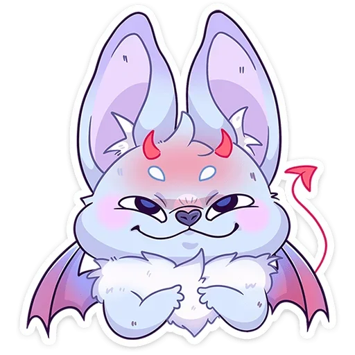 😈 Стикер «Фин» для Telegram