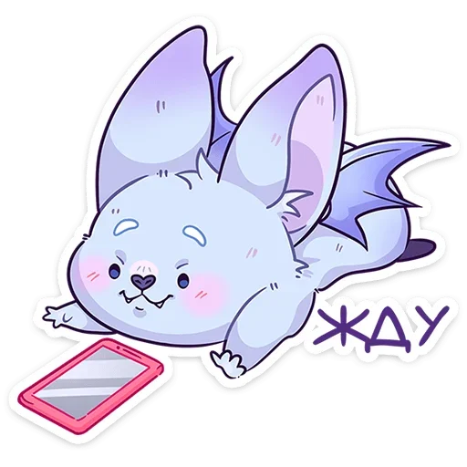😌 Стикер «Фин» для Telegram