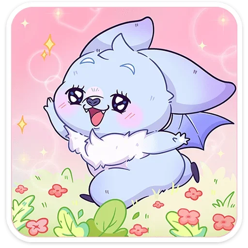 😊 Стикер «Фин» для Telegram