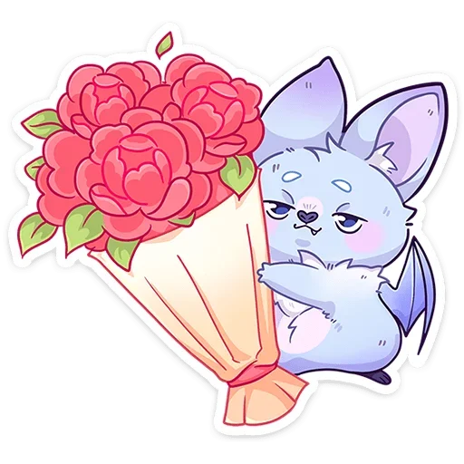 💐 Стикер «Фин» для Telegram