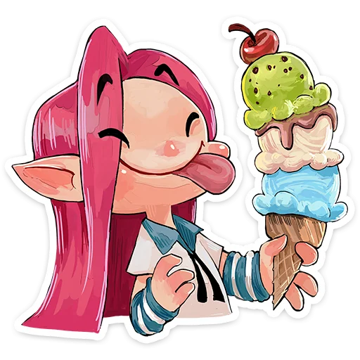 🍦 Стикер «Фиона» для Telegram