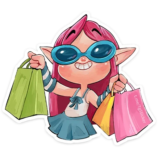🛍 Стикер «Фиона» для Telegram