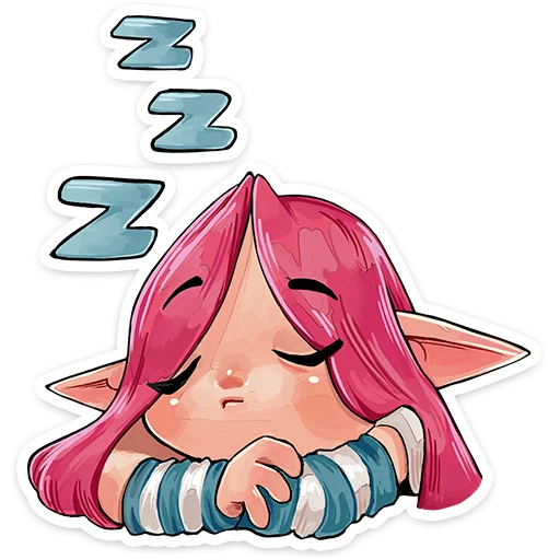 😴 Стикер «Фиона» для Telegram