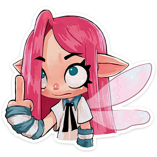 🖕 Стикер «Фиона» для Telegram