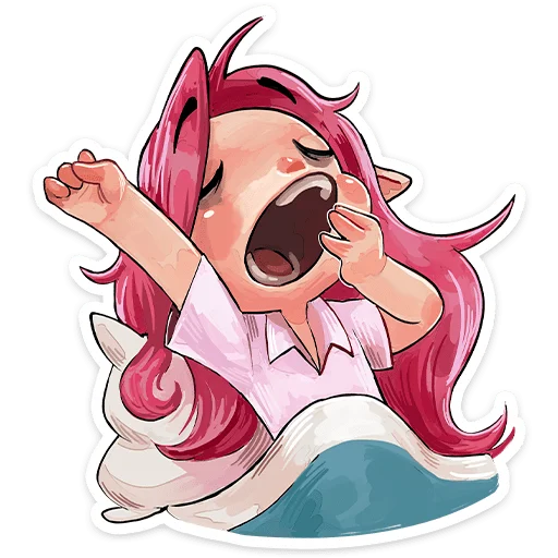 🥱 Стикер «Фиона» для Telegram