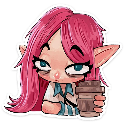 🍺 Стикер «Фиона» для Telegram