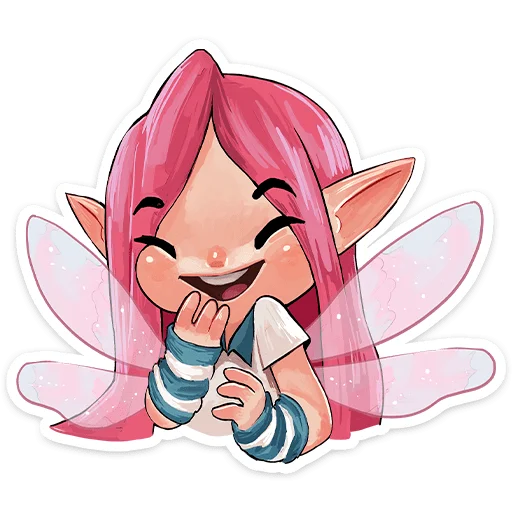 🧚‍♀️ Стикер «Фиона» для Telegram