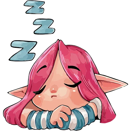 😴 Эмодзи «Фиона» для Telegram