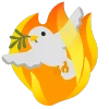 🕊 Эмодзи «fire 2» для Telegram