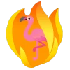 🦩 Эмодзи «fire 2» для Telegram