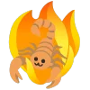 🦂 Эмодзи «fire 2» для Telegram