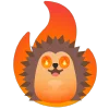 🦔 Эмодзи «fire 2» для Telegram