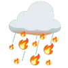 🌧 Эмодзи «fire 2» для Telegram