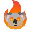🐨 Эмодзи «fire 2» для Telegram