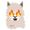 🦙 Эмодзи «fire 2» для Telegram