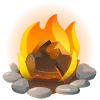 Стикерпак fire 2 для Telegram