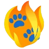 🐾 Эмодзи «fire 2» для Telegram