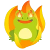 🐸 Эмодзи «fire 2» для Telegram