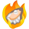 🐚 Эмодзи «fire 2» для Telegram