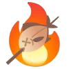 🐟 Эмодзи «fire 2» для Telegram