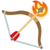 🏹 Эмодзи «fire 3» для Telegram