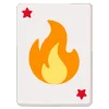 🃏 Эмодзи «fire 3» для Telegram