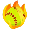 🥎 Эмодзи «fire 3» для Telegram