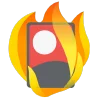 🎴 Эмодзи «fire 3» для Telegram