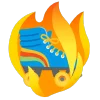 🛼 Эмодзи «fire 3» для Telegram