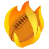 🏉 Эмодзи «fire 3» для Telegram