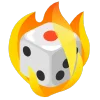 🎲 Эмодзи «fire 3» для Telegram