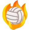 🏐 Эмодзи «fire 3» для Telegram